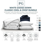 Classic Cool & Crisp White Down Perfect Bundle