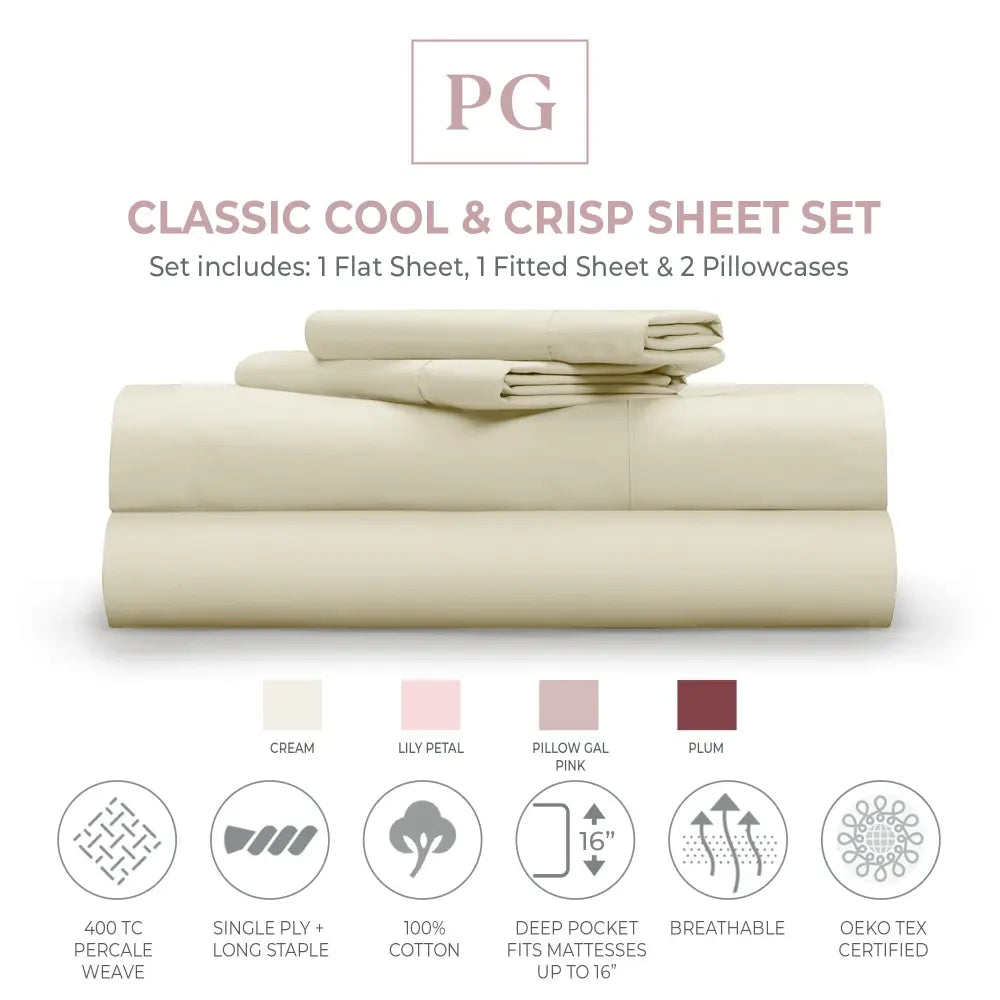Classic Cool & Crisp Sheet Set
