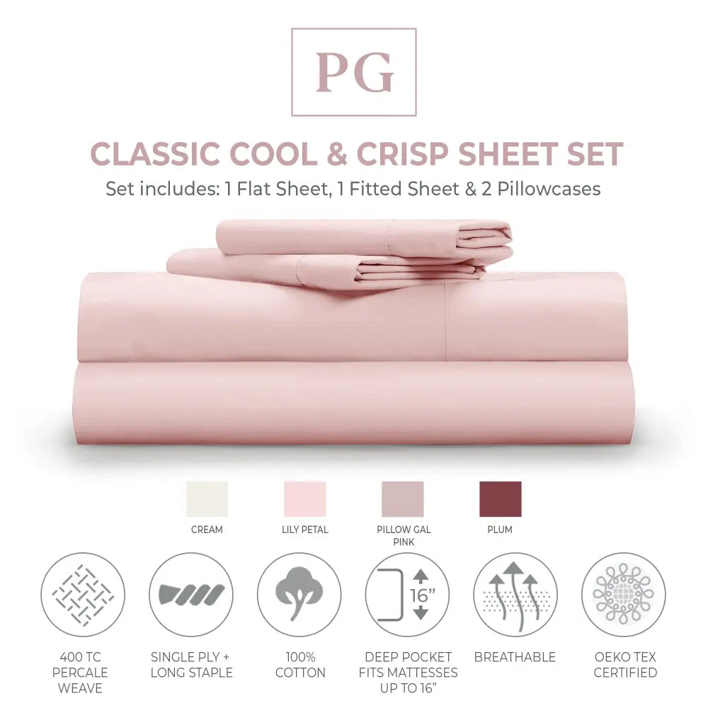 Classic Cool & Crisp Sheet Set